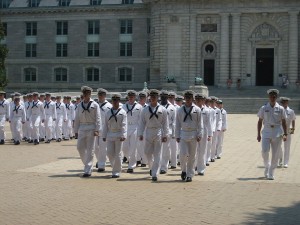 Marching Plebes USNA