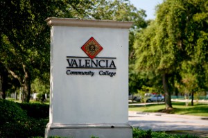 Sign at Valencia Entrance Sign at Valencia Entrance